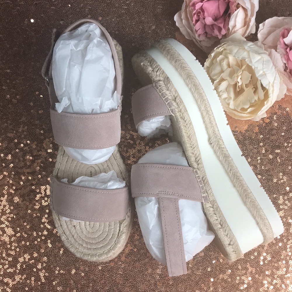 Marc Fisher Pink Platform Sandals 8.5M - Picture 3 of 8
